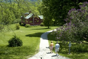 Photo of Norman Rockwell Museum's Linwood Estate grounds.