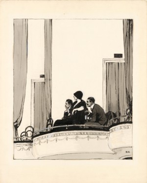 (1882-1967). ("At the Theater"), (c. 1916-1922)