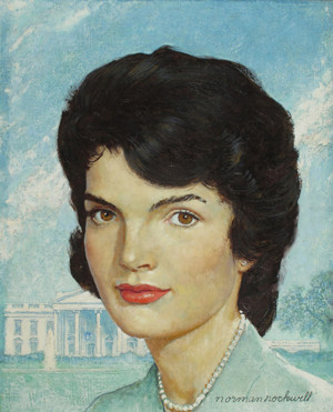 Portrait of Jackie Kennedy -Rockwell